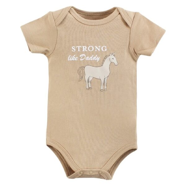Short Sleeve Bodysuits, 5-Pack, Newborn- 24 Months