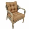 42” x 21” Hawaii Back Chair Outdoor Seating Cushions, Durable Polyester
