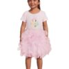 Disney Frozen Toddler Girl Short Sleeve Tutu Dress, Sizes 12M-5T