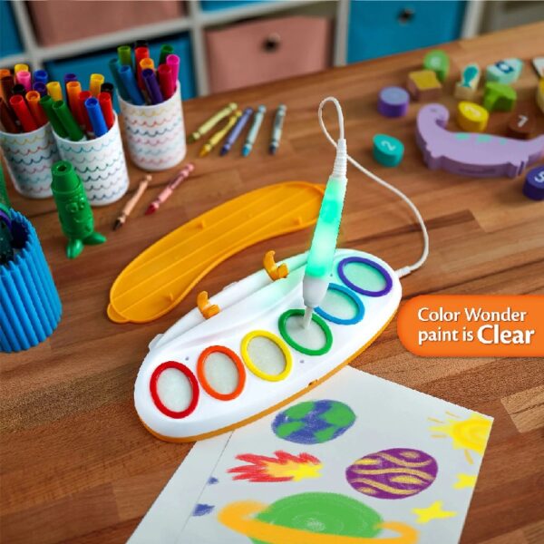 Color Wonder Magic Light Brush, Mess Free Kids Painting Set, Preschool Supplies, Toddler Activities, Educational Toys, Gifts for Ages 3 & Up