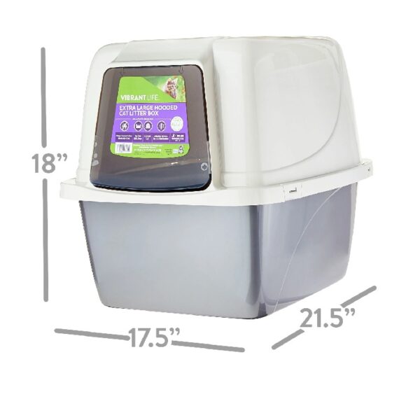 Life Extra Large Hooded Enclosed Cat Litter Box