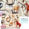 Toddlers Educational Toys Learning Games Jigsaw Puzzles, Wood, 3 Count