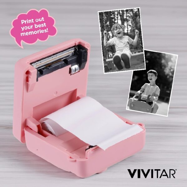 InstaPrint Digital Camera, 12MP,  4 Games, 2 Rolls of Paper, Instantly Prints 2