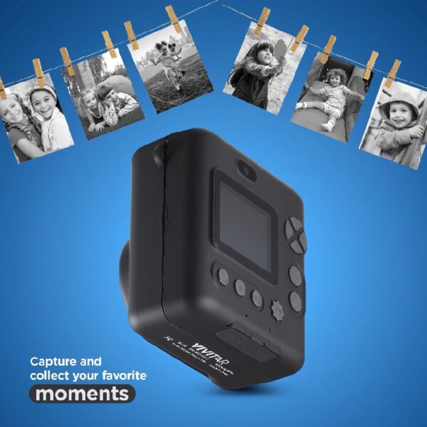 InstaPrint Digital Camera, 12MP,  4 Games, 2 Rolls of Paper, Instantly Prints 2