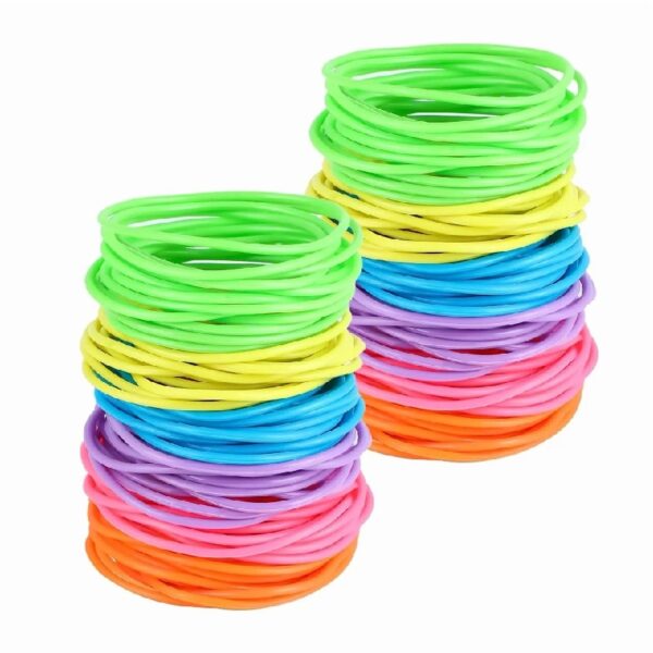 144 Bracelets Neon Jelly Bracelets Rainbow Colors Party Favors Birthday G