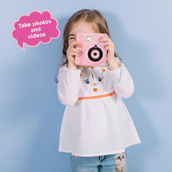 InstaPrint Digital Camera, 12MP,  4 Games, 2 Rolls of Paper, Instantly Prints 2