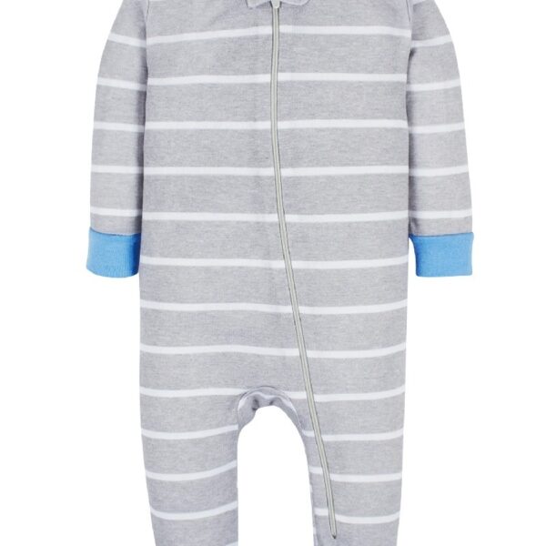 Brand Gender Neutral Footless Unionsuits, 3-Pack, Sizes 0/3 Months - 5T