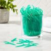 (3 pack) Sensitive Clean Floss Picks, Mouthwash Burst Mint Flavor (300 Count), Compare to Oral-B® Glide + Scope® Outlast®