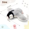 Risehigh Cat Toys for Indoor Cats Interactive Flapping Chirping Bird Kitten Toy Touch Activated Rechargeable Automatic with Catnip