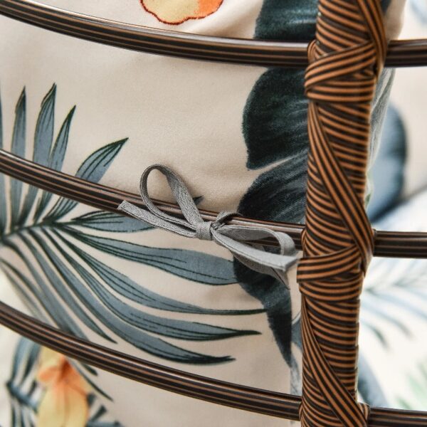 42” x 21” Hawaii Back Chair Outdoor Seating Cushions, Durable Polyester