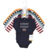 Cotton Long-Sleeve Bodysuits, 7-Pack, Preemie-24 Months