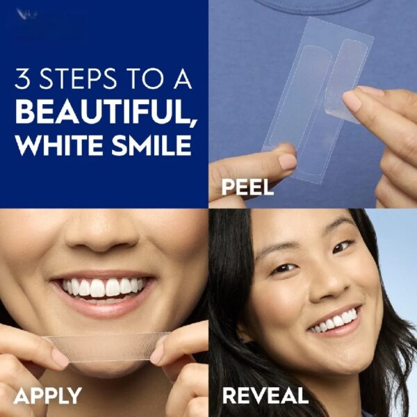 3D Whitestrips Professional White At-home Teeth Whitening Kit, 20 Treatments,20 Levels Whiter