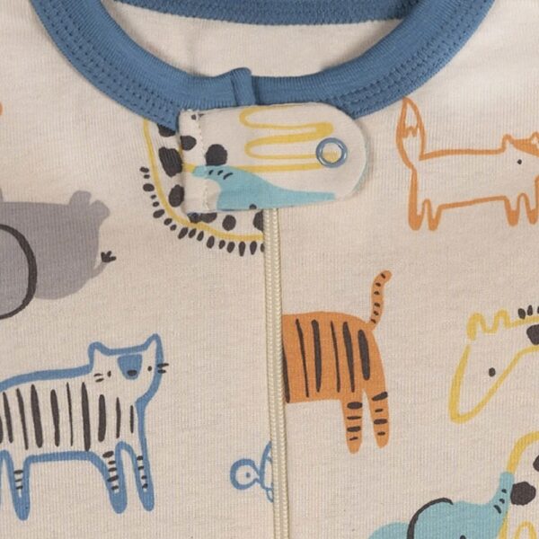 Brand Gender Neutral Footless Unionsuits, 3-Pack, Sizes 0/3 Months - 5T