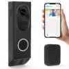 Smart Video Doorbell Camera (2.4G Wi-Fi) - with Industry Leading HD Camera, Smart Security, Night Vision and Alexa enabled , 2-Way Talk,Cloud Storage