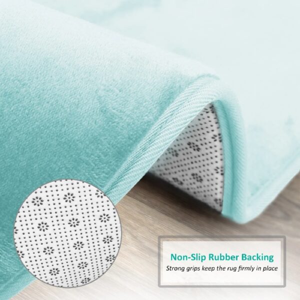 Nestl Set of 3 Absorbent Memory Foam Bath Mat Bathroom Rugs, Gray, Large 20