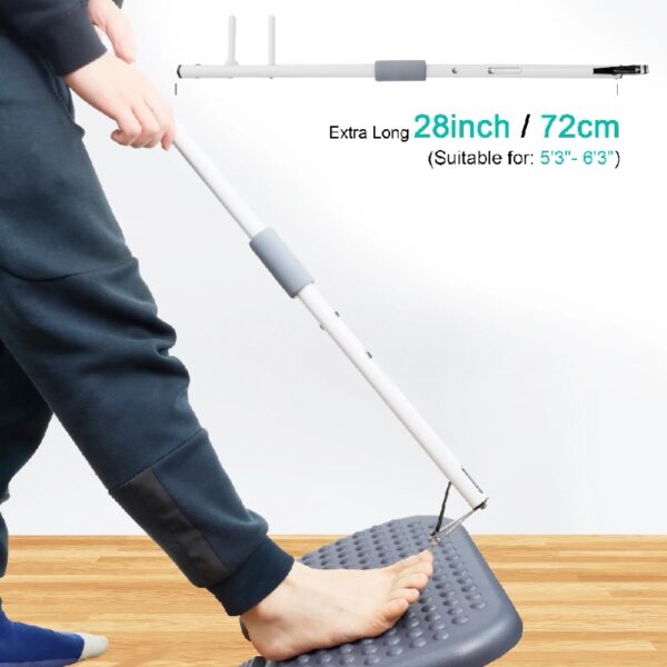 Long Handle Toenail Clippers 4mm Jaw Opening for Seniors Thick Toenails, 20