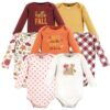Cotton Long-Sleeve Bodysuits, 7-Pack, Preemie-24 Months