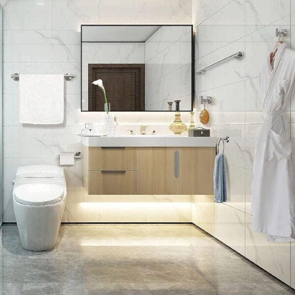 Bathroom Hardware Set, 7 Pieces Bathroom Accessories Set Includes 24