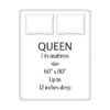 7 Piece Reversible Bed in a Bag Comforter Set with Sheets, Black, Queen