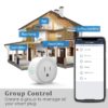 4 Pack Smart Plugs Wi-Fi Outlet 4 Pack Work with Alexa/Google Home/Smart Life Timer ON/Off Plug Schedule Built-in App Mini Wireless Socket No Hub Required