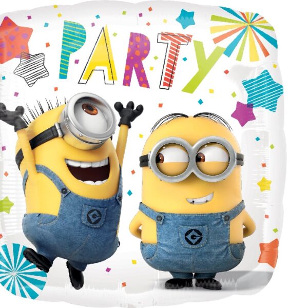 Anagram Latex and Foil Minions Bouquet Balloons, Piece of 16
