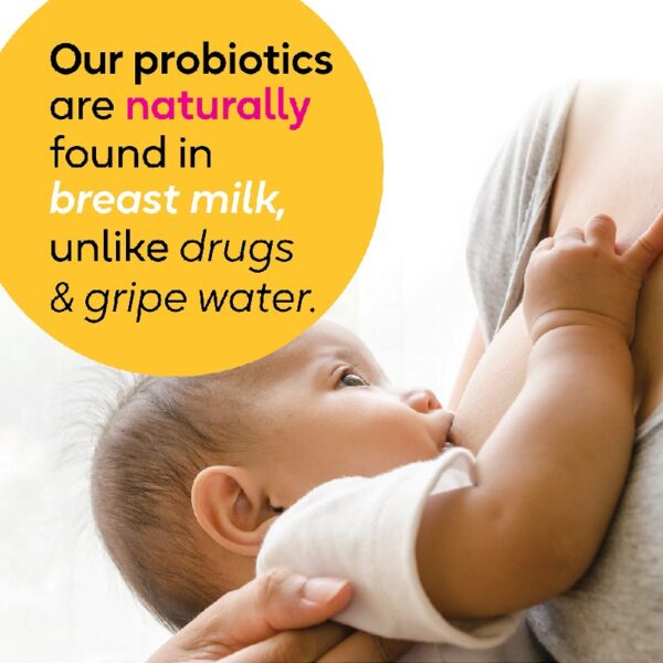 Baby Probiotic Drops + Vit D | Ease Crying, Colic & Support Immune Health | 50-Day Supply