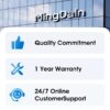 2025 New 1.85-inch Women's Smartwatch with Answer/Make Calls/120+Sports Modes/Two watch straps, IP68 Waterproof Fitness Tracker Fits for Android Iphone Devices（Gold Milan Steel Belt）