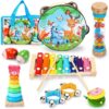 Baby Music Toys Child Educational Wooden Musical Instruments for Kids Birthday Toddler Toy