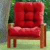42” x 21” Hawaii Back Chair Outdoor Seating Cushions, Durable Polyester