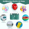 Electric Balloon Pump, Portable Electric Balloon Blower Machine Balloon Air Pump Dual Nozzle 110V 600W Balloon Inflator for Party Decorations
