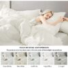 Dorm Bedding Twin Comforter Set - 5 Pieces Pintuck Bed in A Bag with Comforters, Sheets, Pillowcases & Shams