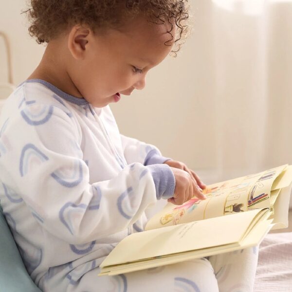 Baby and Toddler Neutral Microfleece Blanket Sleeper Pajamas, 3-Pack, Sizes 0/3M-5T