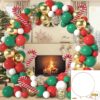 Garfans Wedding Arch Circle Balloon Arch Frame Round Backdrop Stand for Parties Birthday Wedding Christmas Balloon Garland Stand Gold Wedding Arch for Ceremony 6.6FT