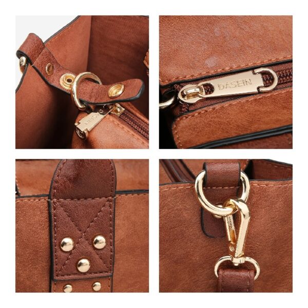 3fcd540800404091bb76b32d01783280 Women's 3Pcs Purse Handbag Shoulder Bag Tote Satchel Hobo Bag Briefcase Work Bag for Ladies