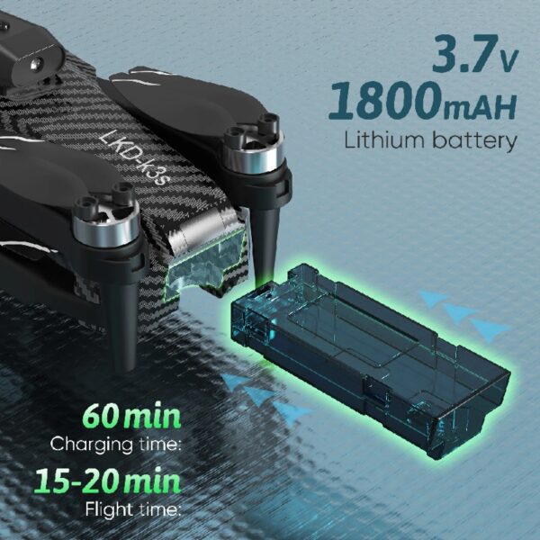RC Mini Drone with Camera Kids Adults, Foldable 4K Quadcopter FPV Video HD Drones for Beginners, Christmas Gifts Toys for Kids Boys