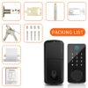 Smart Lock Keyless Entry Fingerprint Home Door,  Touchscreen Keypad with APP Control, Phone, Passcode Bluetooth Door Lock for Hotel Apartment .