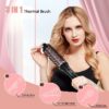 Thermal Brush, Heated Round Brush, Curling Iron, 1.5 inch Electric Curl Wand, Curly Hair Brush