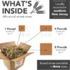 Premium Garden Straw (4 LBS) - Straw Mulch That is Designed for Use in Compost Beds, Gardens, Pet Bedding, Lawns and Much More. by Home and Country USA