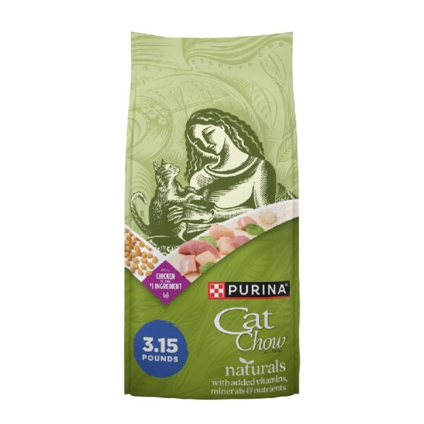 Purina Cat Chow Naturals, Indoor Dry Cat Food, Chicken & Turkey, 18 lb Bag