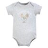 Short Sleeve Bodysuits, 5-Pack, Newborn- 24 Months