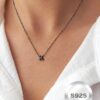 14K Yellow Gold Plated Initial Necklaces for Women Alphabet K Pendant Gold Letter Necklace in Sterling Silver Birthday Jewelry Gifts