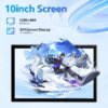 Android 13 Tablet , 4GB+64GB Storage Tablet with Keyboard, Google GMS Certified, Dual 13MP+5MP Camera, WiFi, Bluetooth,  IPS Full HD Display