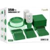 Exquisite 350 Piece Easter Plastic Disposable Party Plates & Dinnerware Combo Set