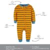 Brand Gender Neutral Footless Unionsuits, 3-Pack, Sizes 0/3 Months - 5T