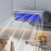 Briza Air Cooler,  Air Conditioner, , Enjoy Fast, Natural Cooling, Quiet Portable Air Conditioner, Three Wind Speeds, Rechargeable, Suitable for Bedroom, Office (Gray)