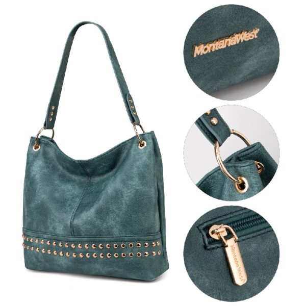 Hobo Bag Purses and Handbags for Women Top Handle Handbags with Zipper