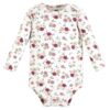 Cotton Long-Sleeve Bodysuits, 5-Pack, Newborn- 24 Months