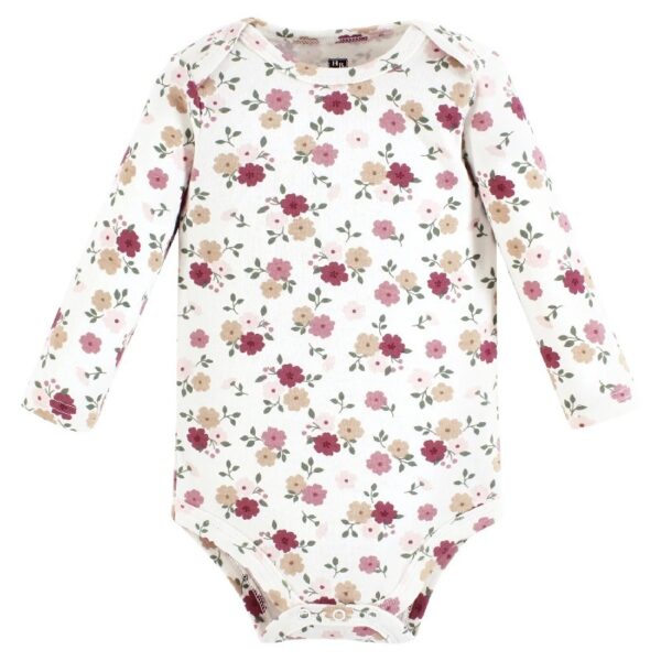 Cotton Long-Sleeve Bodysuits, 5-Pack, Newborn- 24 Months