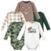 Cotton Long-Sleeve Bodysuits, 5-Pack, Newborn- 24 Months