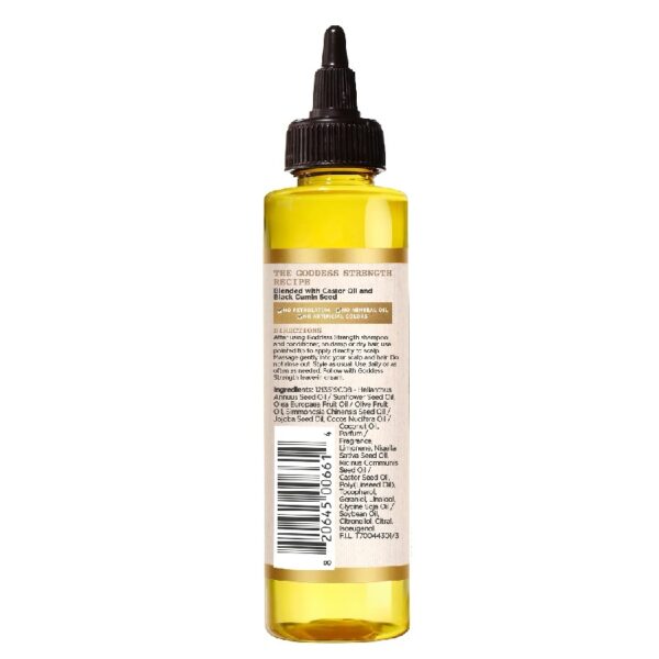 (2 pack) Goddess Strength Castor Hair Oil for with All Hair Types, 4.2 fl oz